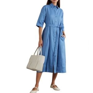 Max Mara Leisure Nocino Linen Shirt Dress (NO BELT)